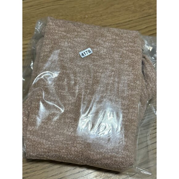 prAna Sweater Women Size Small Drawstring Long Sleeve Cowl Neck Coral Brown Soft - Picture 11 of 11